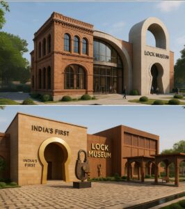 अलीगढ़ लॉक म्यूजियम में पारंपरिक और आधुनिक ताले का प्रदर्शन