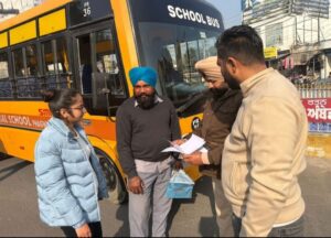 UP transport department checking school buses