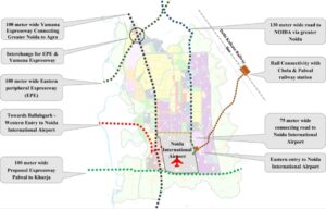 Jewar Airport construction in Uttar Pradesh boosting economyNoida International Airport development progress
Jewar Airport infrastructure project India