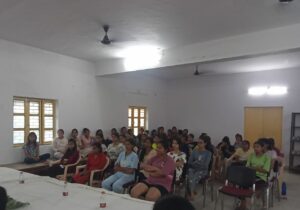 PCOD awareness seminar in Ayodhya university women hostel