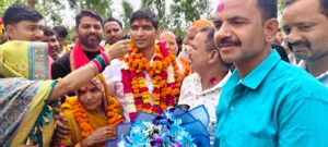 SDM बने विनय यादव का बाराबंकी में भव्य स्वागत और विजय यात्रा