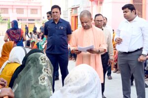 CM Yogi Janata Darshan in Gorakhpur