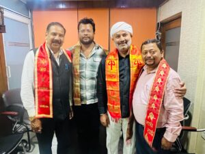 कायस्थ रक्षा वाहिनी फाउंडेशन की बैठक में सेंट्रल बार एसोसिएशन चुनाव को लेकर चर्चा करते पदाधिकारी