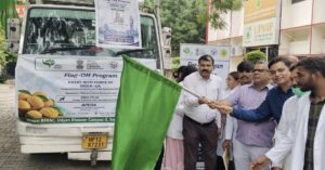 लंदन निर्यात के लिए तैयार उत्तर प्रदेश के आम्रपाली आम की खेप।