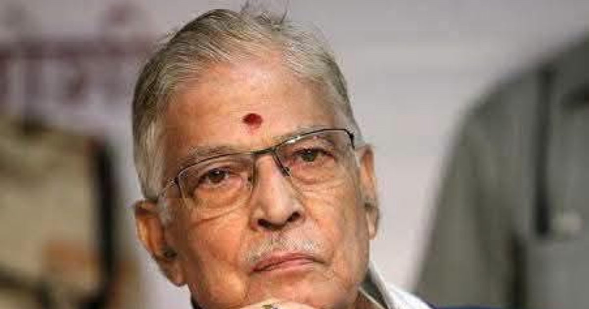 डॉ. मुरली मनोहर जोशी छात्र आंदोलनों पर संवाद और संवेदनशीलता की बात करते हुए।