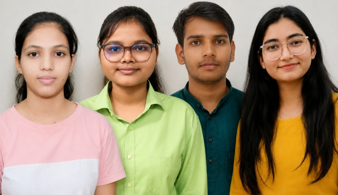 अवध विश्वविद्यालय के पर्यावरण विज्ञान विभाग के चयनित चार छात्र एवं छात्राएं